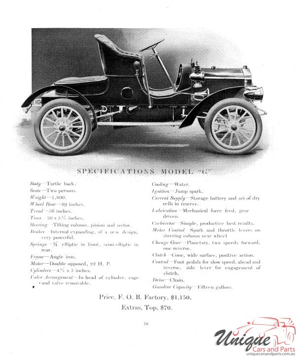 1907 Buick Automobiles Brochure Page 14